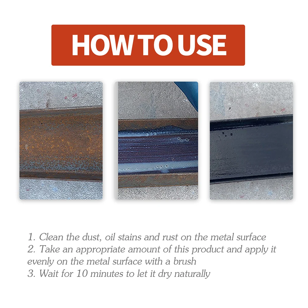 100/300g Metal Rust Remover Rust Conversion Agent Multi Purpose Renovator Anti-corrosion Car Coating Primer Inhibitor