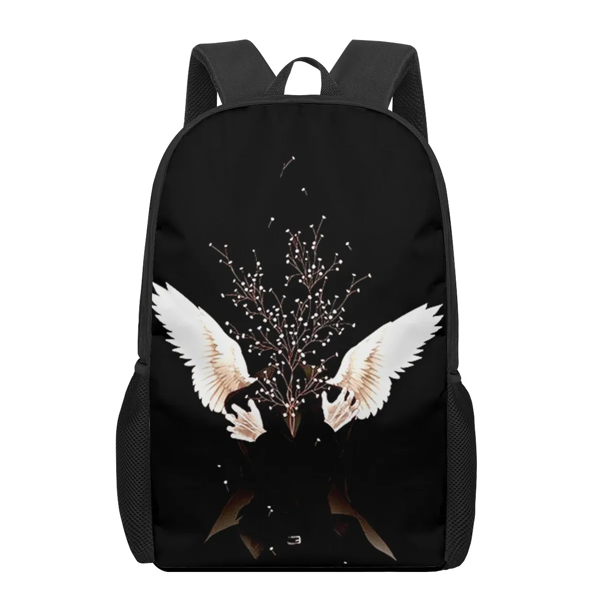 demon Lucifer Morningstar 16inch School Bags  3D Print Kids Backpack Schoolbags Black Bookbags For Teenager Girls Boys Children
