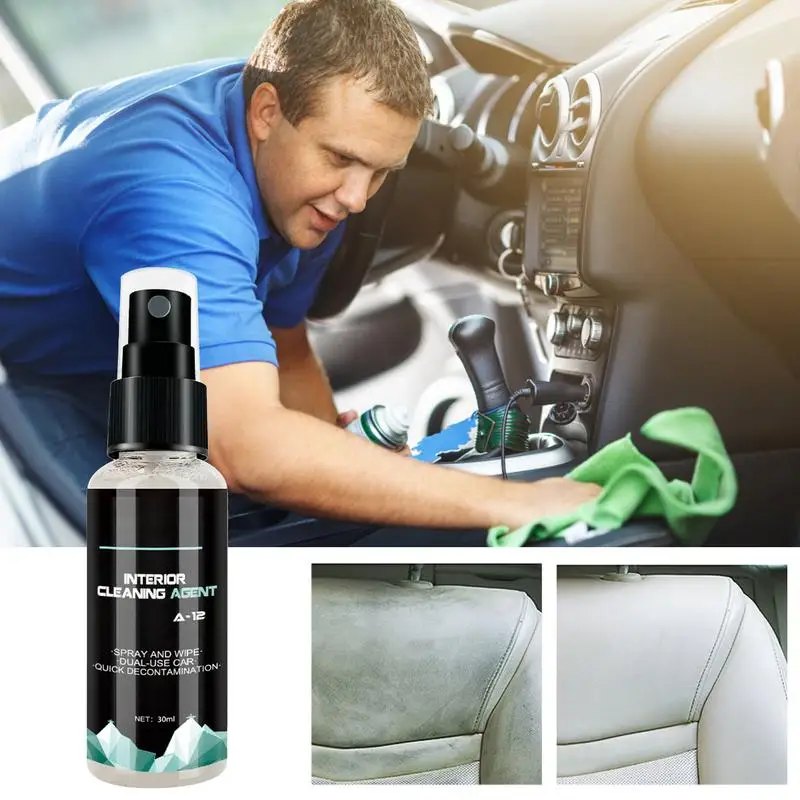 

Car Interior Stain Remover Multi-Functional Car Interior Dust Remover All-Purpose Car Cleaners for Automobile Seats Center