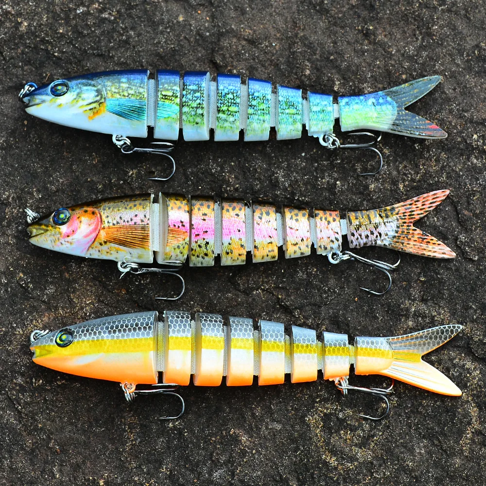 10/14cm Sinking Wobblers Fishing Lures Jointed Crankbait Swimbait 8 Segment  Hard Artificial Bait For Fishing Tackle Lure