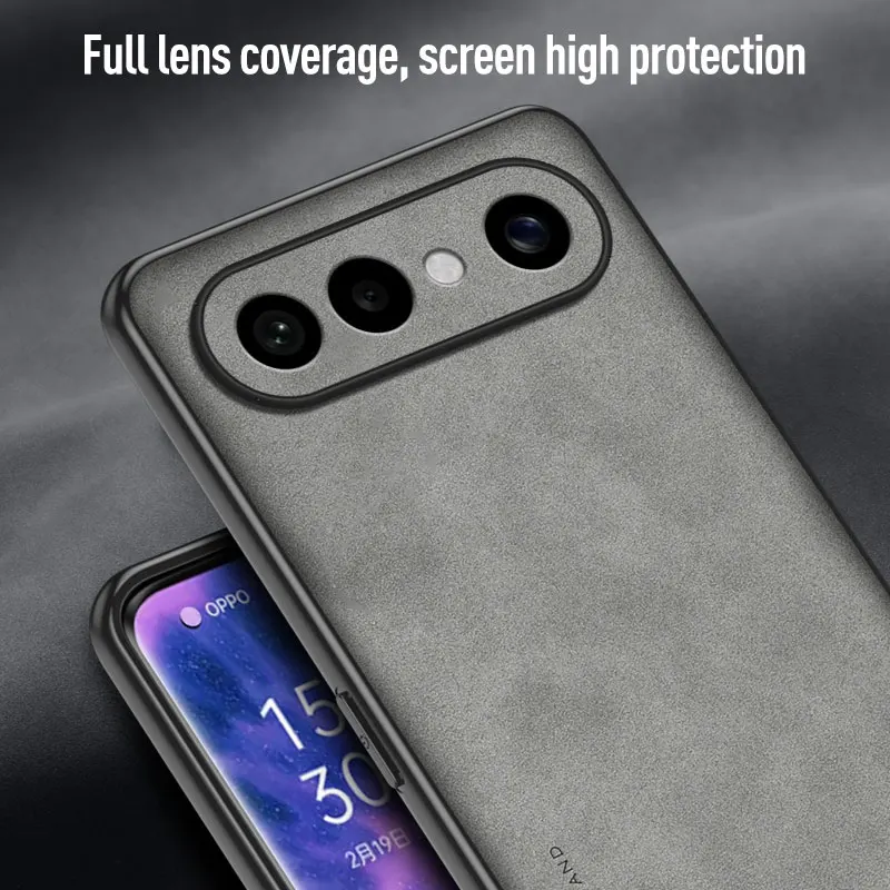 Leather Shockproof Phone Case - Skin-Friendly Protective Cover