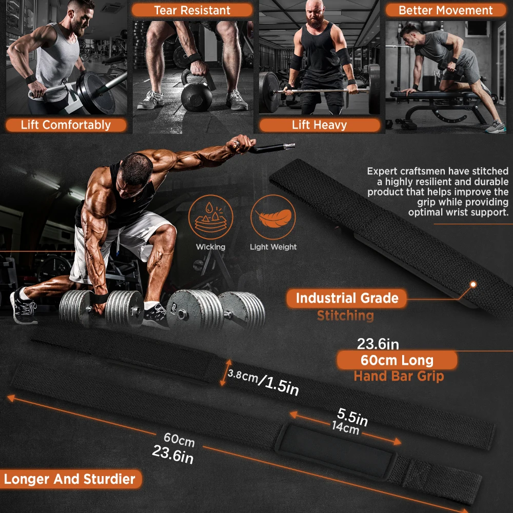 Gants De Levage, Gants D'entraînement Avec Bandes à Poignet Intégrées