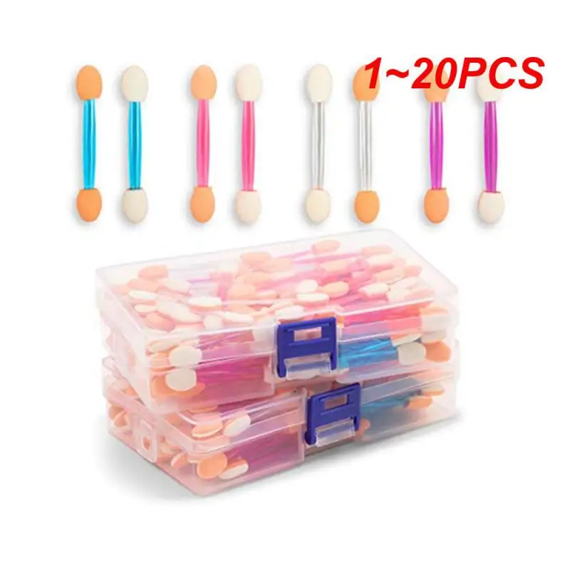

Boxed Double-headed Sponge Eyeshadow Stick Disposable Latex Eyeshadow Brush Manicure Smudge Brush Stick Makeup Tool