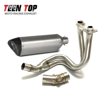 Motorcycle Exhaust System For Kawasaki ER6N ER6F 2012-2016 Ninja650R 2012~2015 Z650 Ninja650 2017~2021 VERSYS650 2015~2017