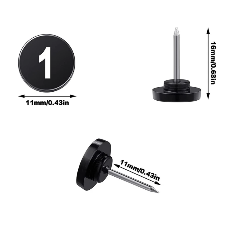 Numbered Push Pins For Maps