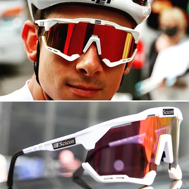 Gafas de ciclismo fotocromáticas con TR90 gafas de sol deportivas para  mujeres y hombres, para correr, transparente, accesorios de bicicleta MTB