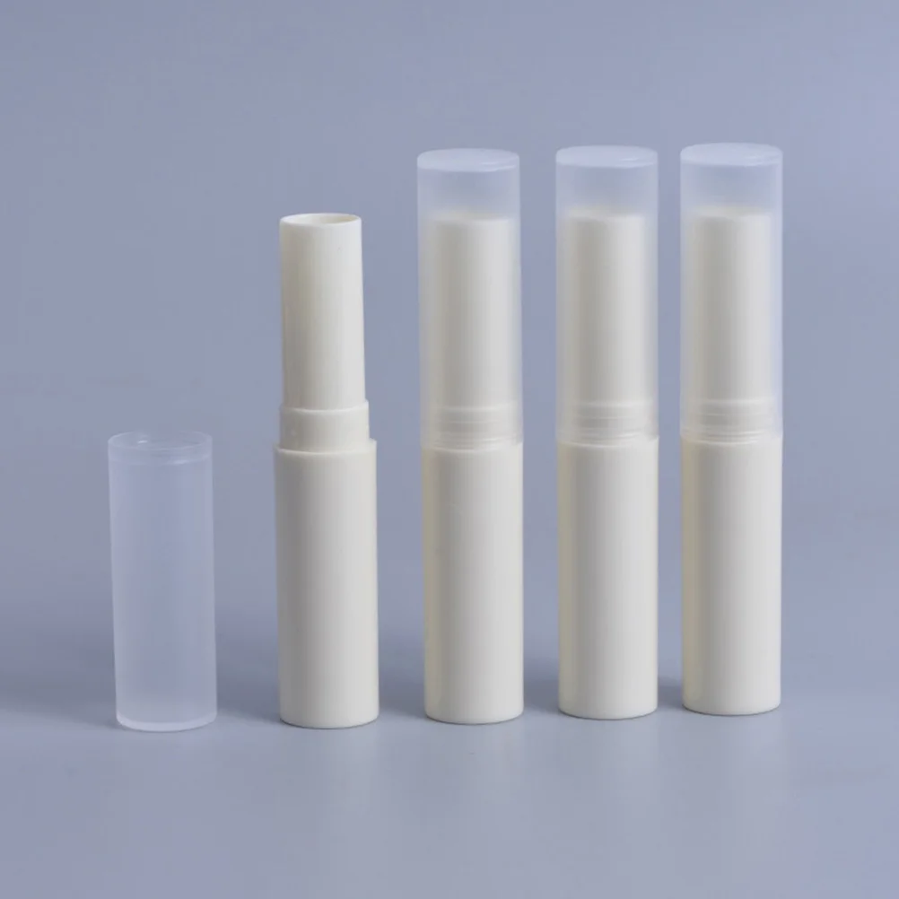 

10PCS Empty Lip Balm Tubes Lip Gloss Empty Container Refillable Tubes for DIY Crafting Plastic