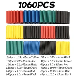 Comprehensive Heat Shrink Tubing Kit for Cable Protection and Repair (1060PCS with bag)