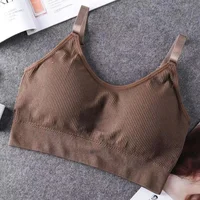 Women Seamless Brassiere Bra Full Cup Breathable Bralette Wire Free Comfort Sleep Bra Running Fitness Top High Quality Sport Top
