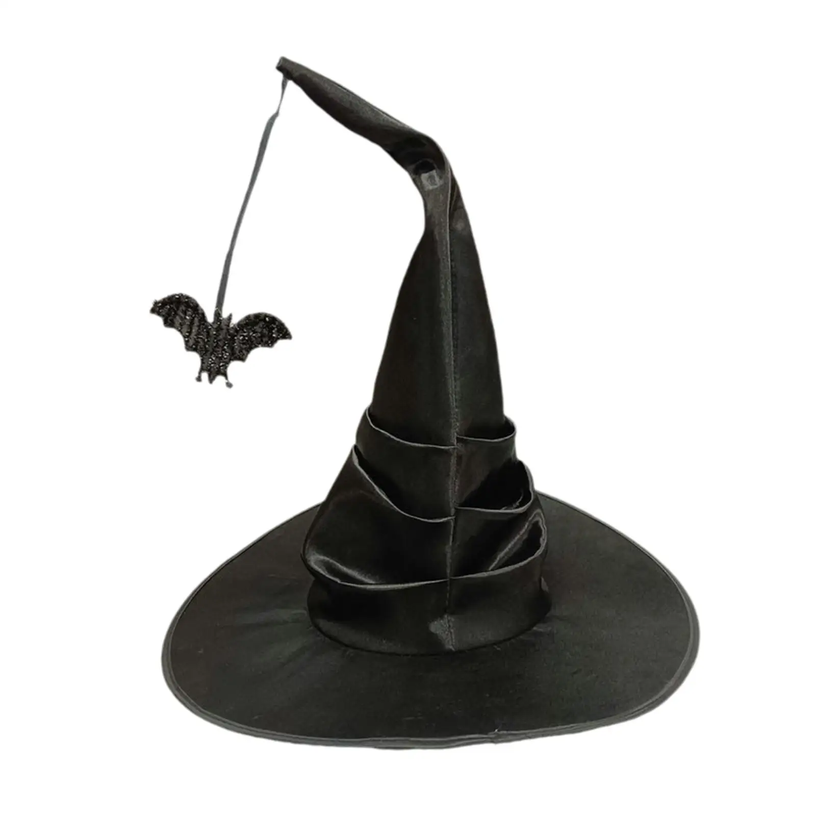 Halloween Witch Hat Accessories Pointed Cap for Cosplay Party Favors Masquerade