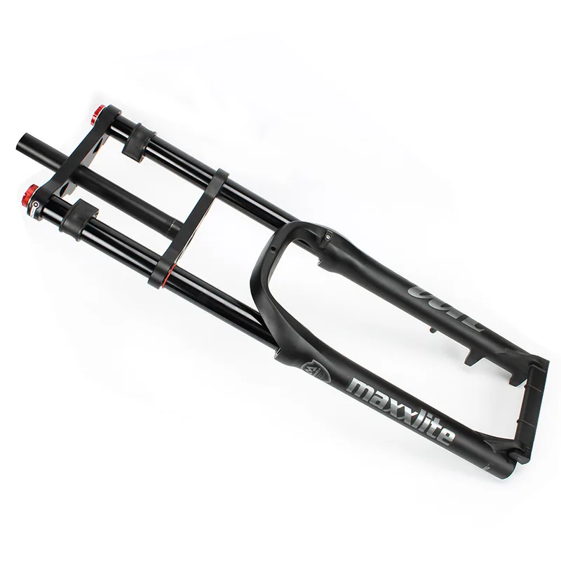 

Double Shoulder Snow Bike Fork 20 26 Inch MTB Suspension Fat Fork Shock Absorber For 20"*4.0" 26"*4.0" Tire Beach Mountain Bike