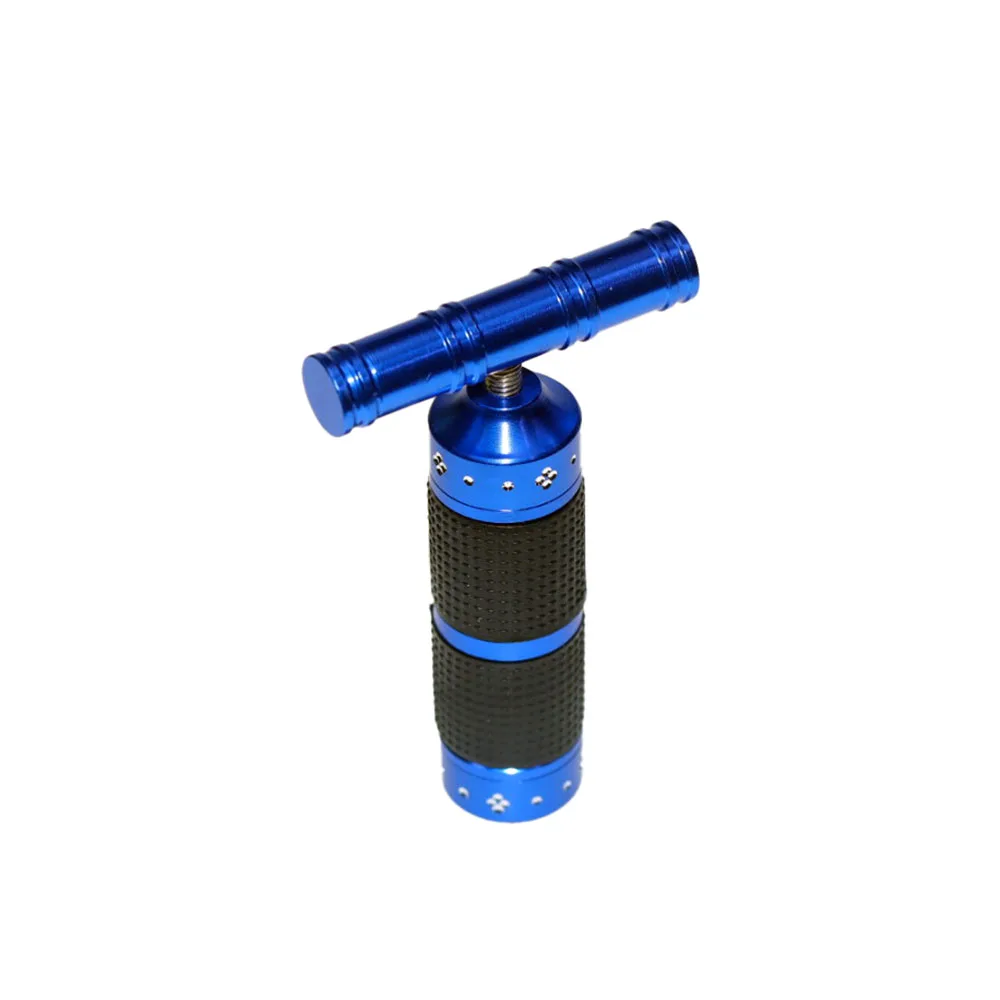 T-shaped aluminum manual cigarette press rotating jacket non-slip plastic cover small smoking accessories smoking accessories
