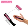 Multi Color Hair Dye Comb Set Fashion Makeup Toy Kits Disposable Hair Dyeing Comb Toys For Girl Hairdressing Combs 3