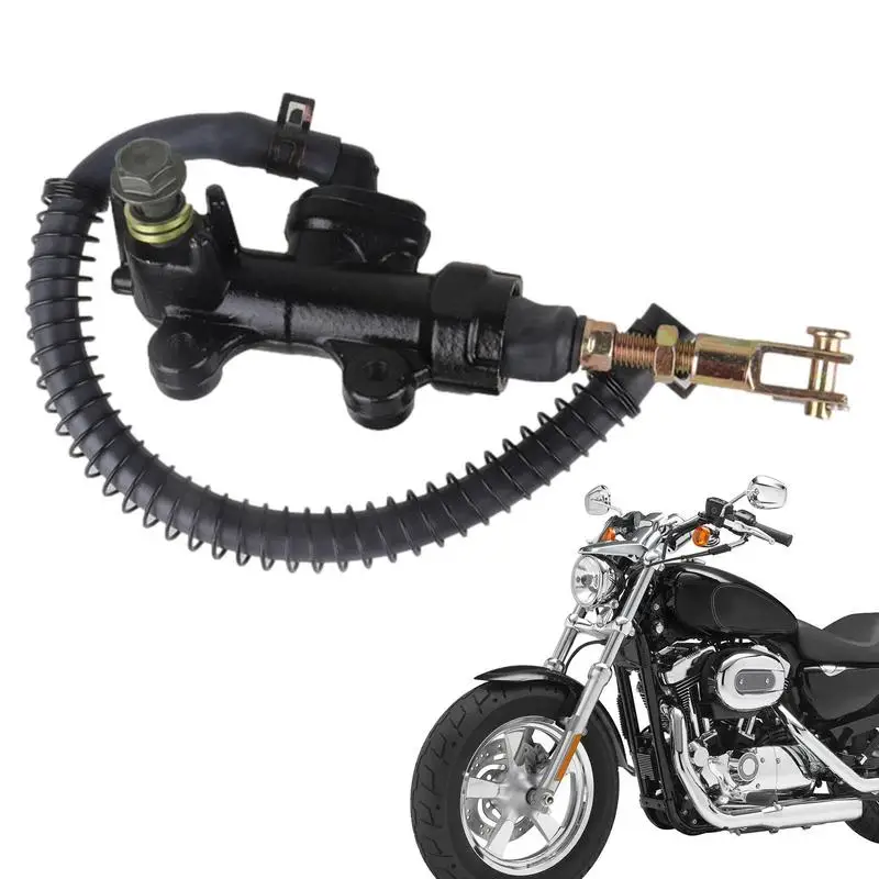 Motorbike Rear Brake Main Cylinder Portable Brake Hydraulic Pump Clutch Lever Bike Moped Right Hydraulic Cylinder Pump Device
