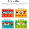 Wooden Montessori Sorting Matching Toys Animal Shop Sorting Memory Board Game  Children Early Learning Education Interactive Toy 4