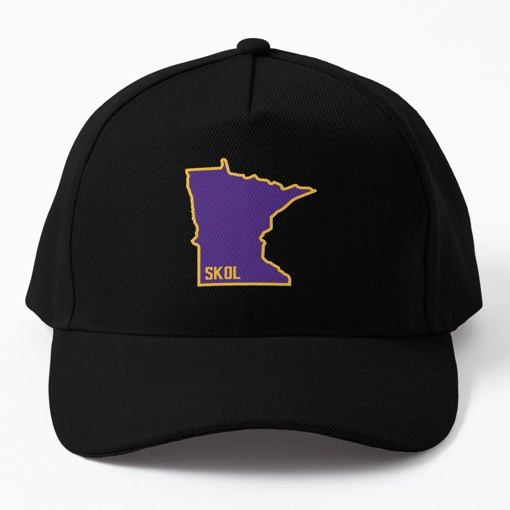 

Skol MN Outline Baseball Cap Golf Wear funny hat Sports Caps Men Golf Wear Women'S