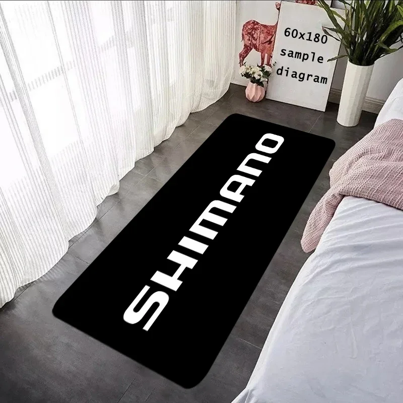 Living Room Rugs S-Shimano Entrance Doormats Non-slip Bedroom Mat Hallway Carpet Kitchen Floor Mat Flannel Decor Bathroom Rugs 3