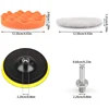 SEAMETAL 3/4/5 Inch Car Polishing Sponge Pads Kit Foam Pad Buffer Kit Polishing Wax Pads for Car Motorcycle Removes Scratches 2