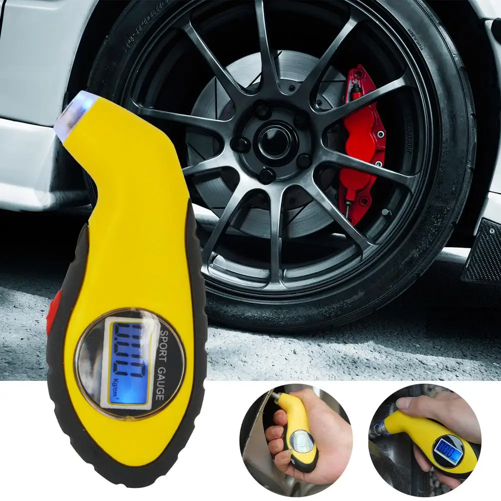 Tire Pressure Gauge Car Bike Truck Auto Air PSI Meter Tester Digital LCD