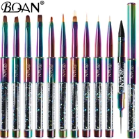 BQAN 11 Style Nail Brush Gel Brush For Manicure Acrylic UV Gel Extension Pen For Nail Polish Painting Drawing Brush Paint Tools 2