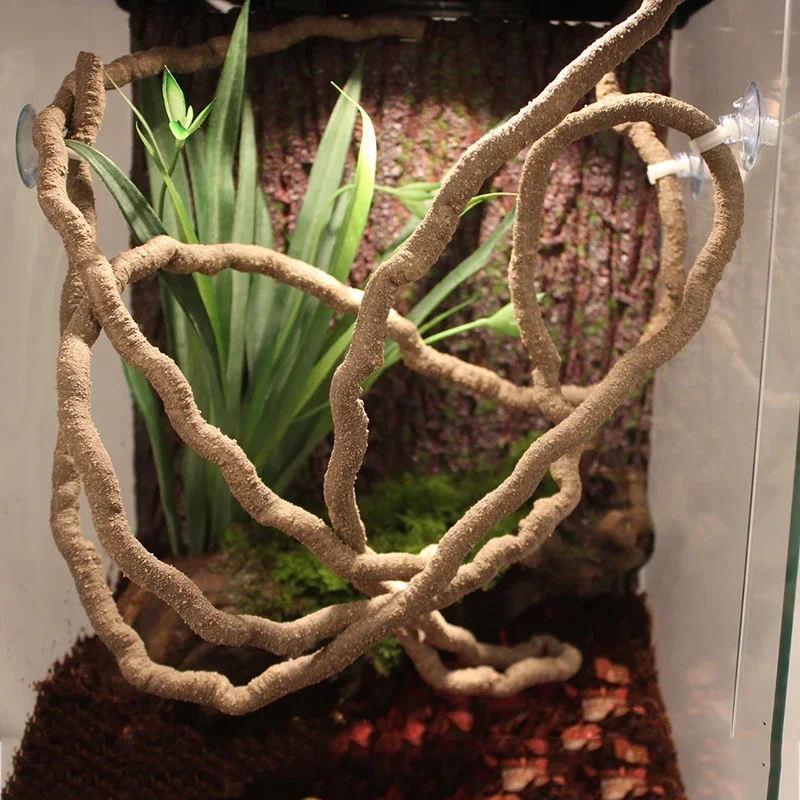 100cm Flexible Vines Bendable Jungle Climber Reptile Pet Supplies Reptiles Terrarium Habitat Decoration