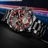 GLENAW High-end Hollow Flywheel Fully Automatic Mechanical Men's Dual Calendar Watch Waterproof Luminous Stainless Steel Watch 5