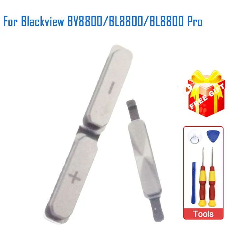 정면 쉘 하우징 중간 측면 금속 프레임 중간 하우징 + 버튼 + 나사 수리 부품, Blackview BV8800 BL8800 BL8800Pro 용