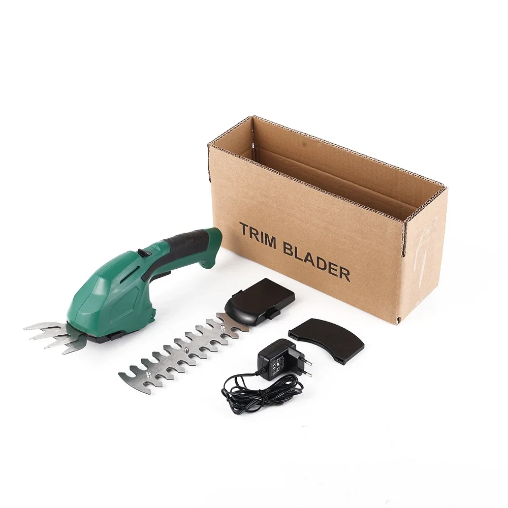 3.6V/7.2V Cordless Battery Powered Hedge Trimmer Double Blade Grass Shear