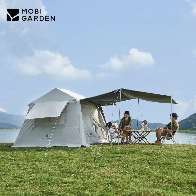 MOBI GARDEN 캠핑 텐트, 비닐 버전, 자동 퀵 오픈 텐트, 2-4 인용 접이식 휴대용 홀리데이 마운틴 하우스 5.9, 9.0 ㎡ Best Top5 MOBI GARDEN 캠핑 텐트, 비닐 버전, 자동 퀵 오픈 텐트, 2-4 인용 접이식 휴대용 홀리데이 마운틴 하우스 5.9, 9.0 ㎡ Best Top5