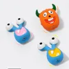 Pet Latex Toy Cartoon Alien Monster - Dog Chew Toy, Bite-Resistant, Squeaky, for Puppies Small Dogs, Teething Cleaning,