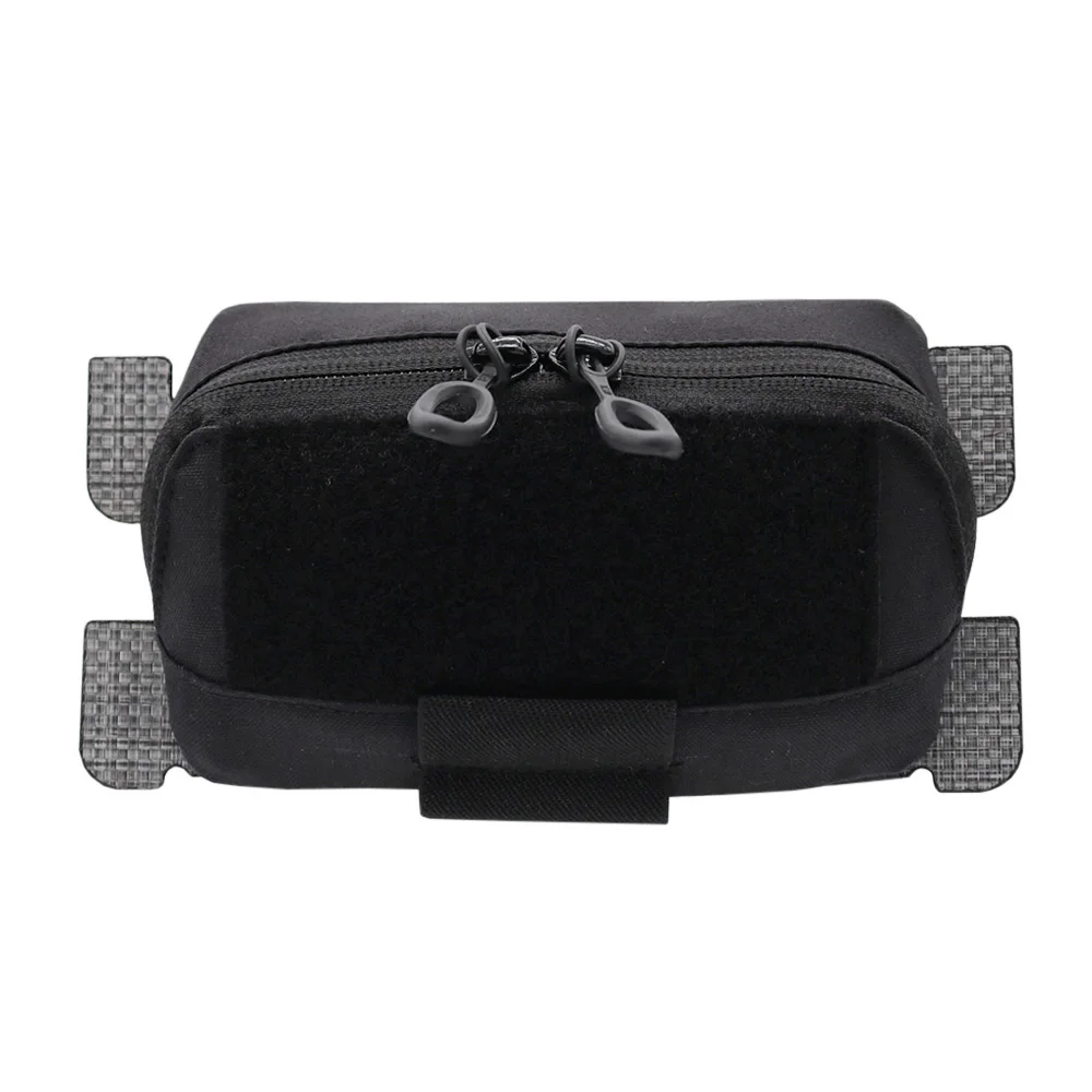 VULPO Taktische Weste Platte Träger MOLLE Adapt Admin Panel Tasche Brust Expansion Sub Tasche Utility Karte Tasche Jagd Airsoft Weste – Detail 13