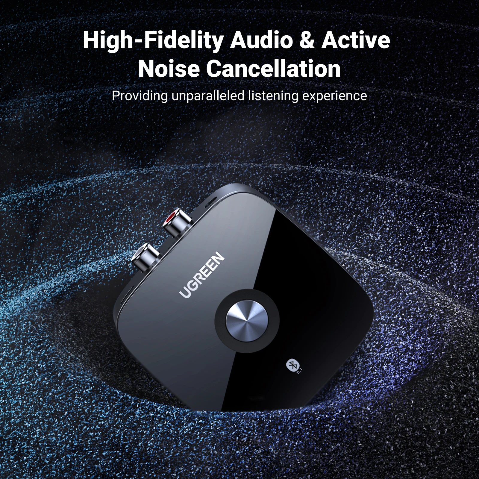 【RU】 UGREEN Bluetooth 5.1 Wireless Auido Music 3.5 mm RCA aptX HD Low Latency Music Bluetooth 5.0 Sound 3.5mm 2RCA