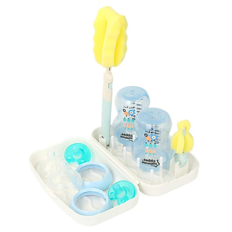 Bottle Drying Rack & Sponge Brush Cup Drying Holder Set for Traveling Camping