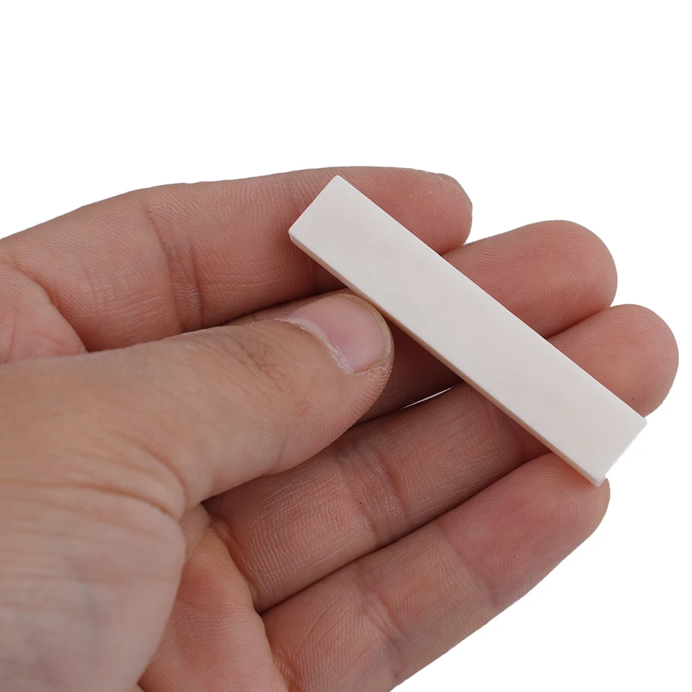 

1pcs Universal Blank Bone Nut Buffalo Bone Guitar 52x10x6mm Luthier Saddle Bridge DIY Bass Ukulele Instrument Parts