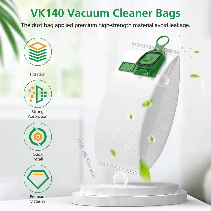 Dust bags compatible for Vorwerk Kobold VK140 VK150 filter bags protection filters spare parts vacuum cleaner