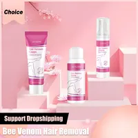 Powerful Hair Identifier Spray for Face Shaving Hair Removal Cream Bee Venom Hair Growth Inhibitor Moisturizing Depilatory Foam 1