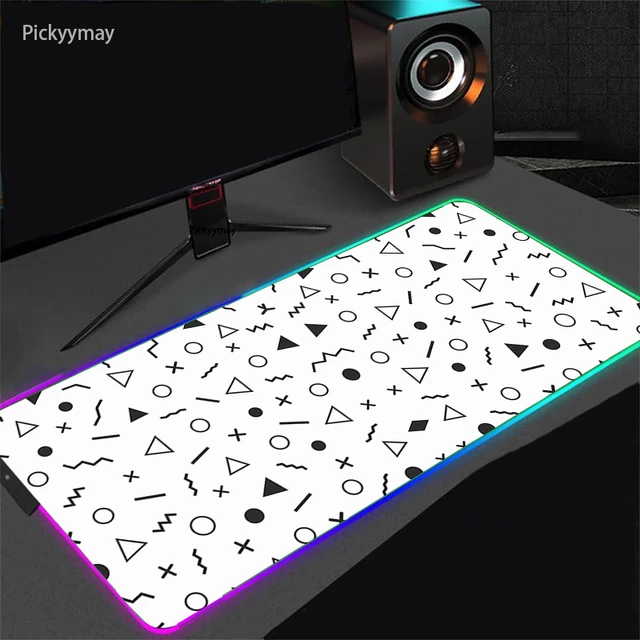 Tapis de bureau pour Pc gamer, accessoires pour ordinateur de jeu, noir,  grand tapis de souris asus rog, tapis de souris 900x400 - AliExpress