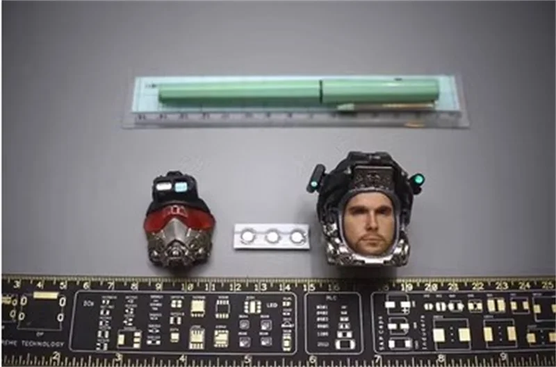 

JackalX JX008 1/6 Male Soldier Can Light Up Head Carving Model Accessories Fit 12'' Action Figure Body In Stock