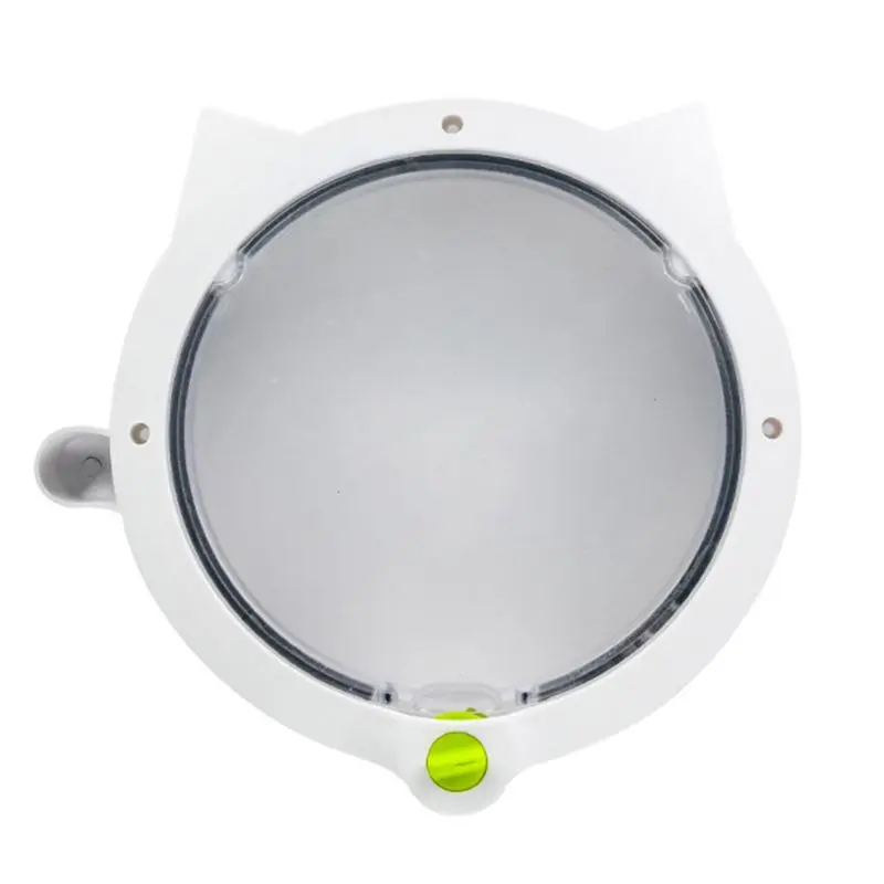 new Small Round for Cat Door with 4-way Lock Pet Plastic Window Lockable Safe Dog