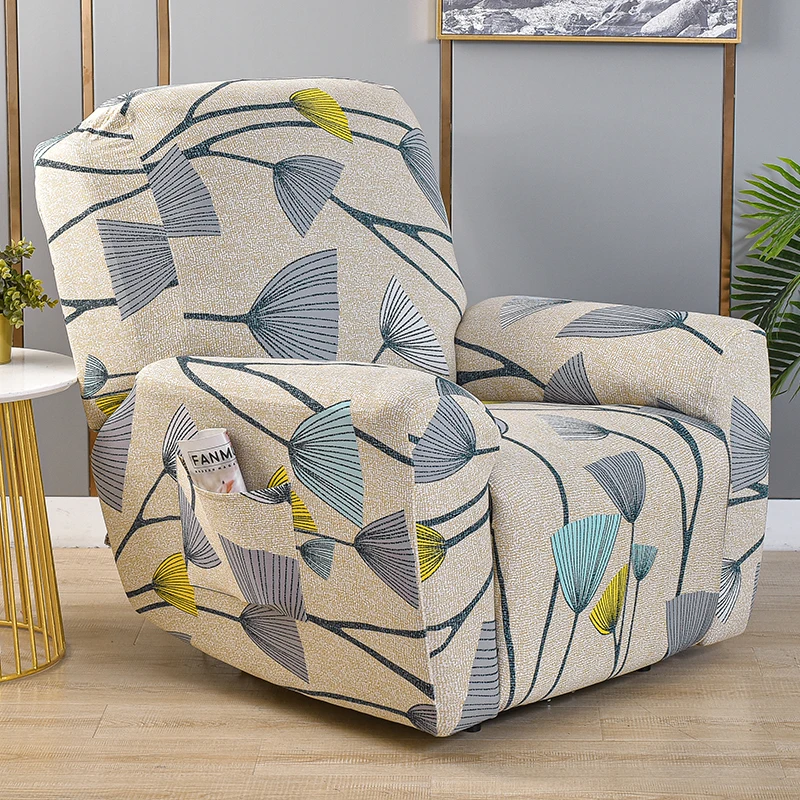 Spandex Wingback Chair Covers Sofa Slipcover Printing for Living Room  Slipcovers Furniture Protector Couch T-Cushion Cover 4