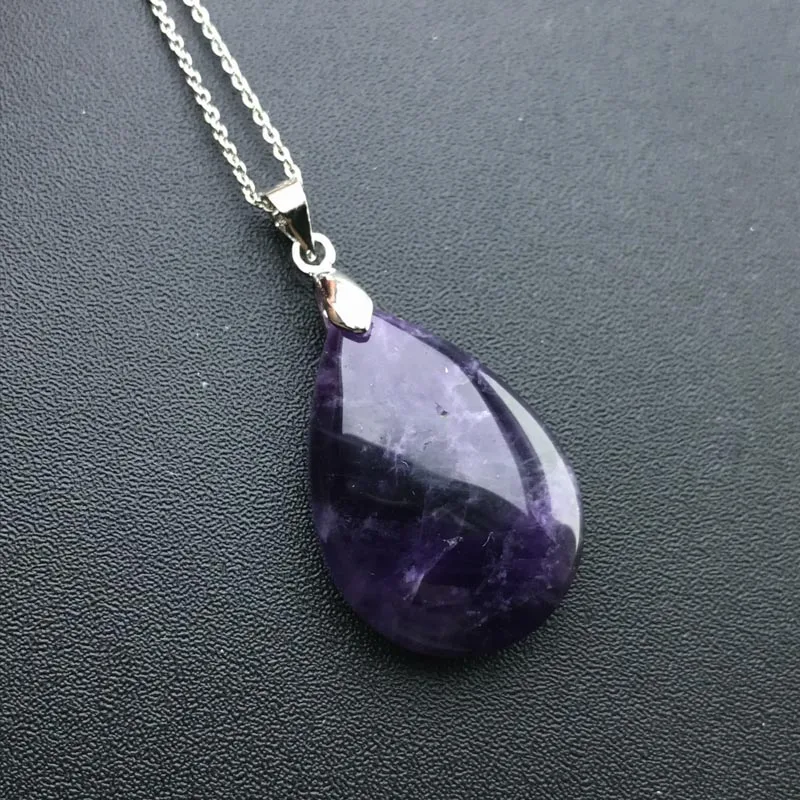 Ciondolo Con Ametista In Sacchetto Catena - Foto 7