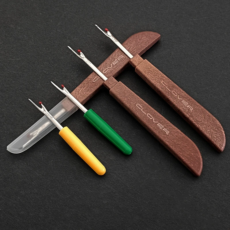 스틸 스레드 커터 플라스틱 핸들 솔기 리퍼 스티치 제거 나이프 바늘 아트 재봉 도구, DIY 재봉 액세서리, 1 개, 4 개