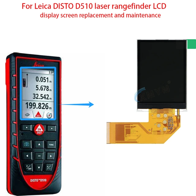Leica Disto d510レーザー距離計、液晶ディスプレイ画面、交換および 