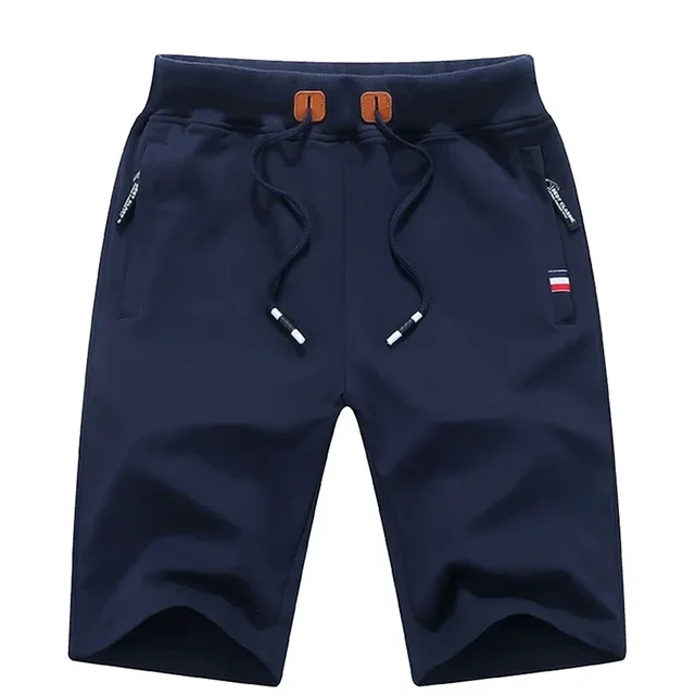 2024 nouveaux hommes Shorts été culottes coton décontracté Sweat Bermudas hommes noir Homme classique marque vêtements plage Shorts mâle 1
