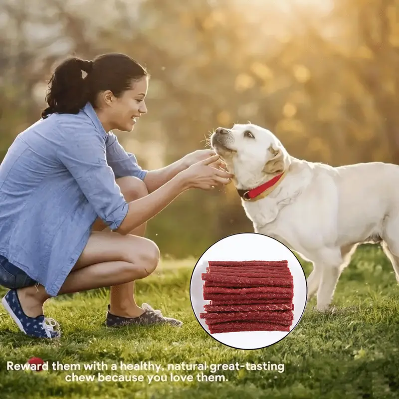 7.05oz/14.11oz(200g/400g) Beef Stick, All Natural Ingredients, Natural Dog Treats, Healthy, Easily Digestible - Image 3