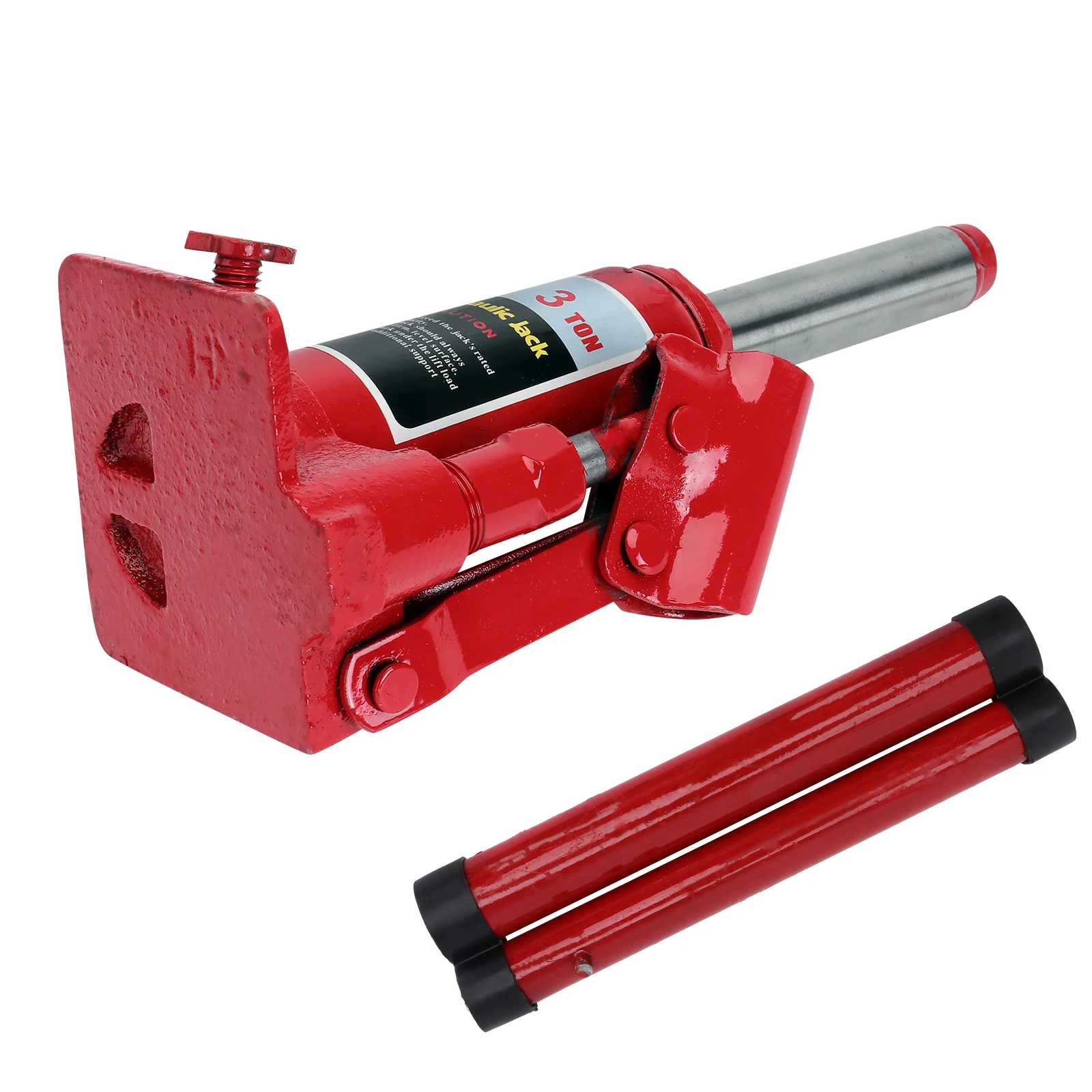 

3 Ton Car Home Use Car Oil Pressure Jack Car Auto Changing Tires Tools(Red)