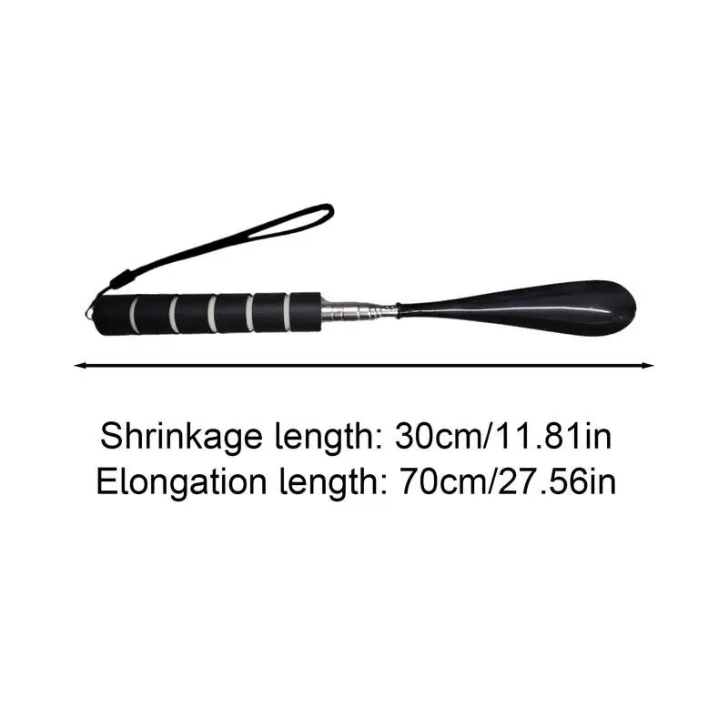 Adjustable Shoe Horn 30cm-70cm Retractable Shoehorn Shoe Stainless Steel Shoe Horn with Comfortable Handle Shoe Spoon for Home