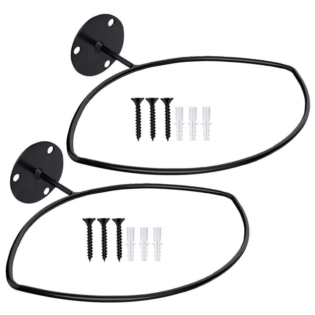 

2pcs Basketball Football Soccer Volleyball Iron Metal Wall-mount Rack Home Ball Rack