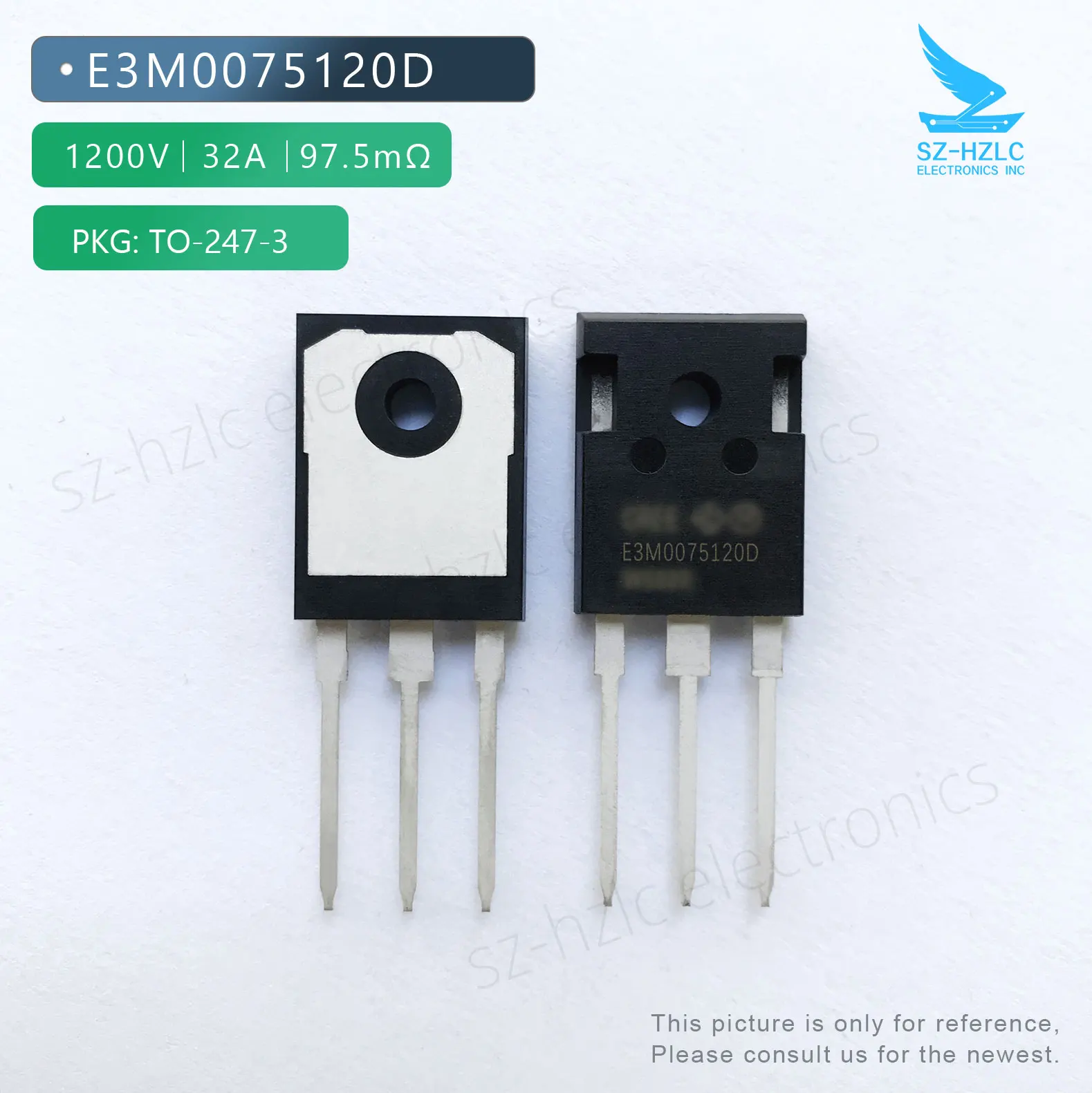 

E3M0075120D TO-247-3 Integrated Circuits Sensor Interface Temperature Probes