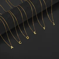 Unift Colliers avec lettres de l'alphabet pour femmes, pendentif, clavicule, chaîne, ras du cou, bijoux tendance, famille, nom Initial, accessoires, cadeau, A-Z 5
